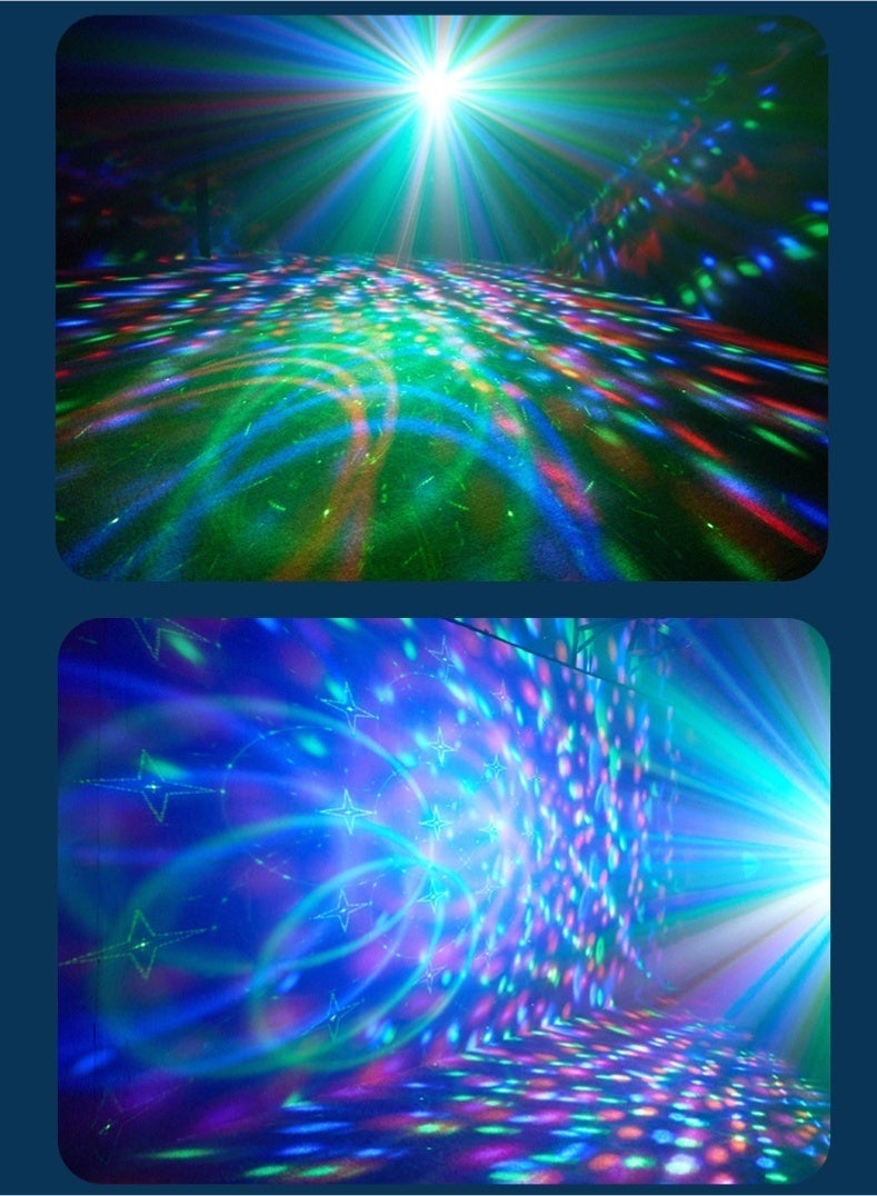 WALALLA Disco Ball Light Party Lights Sound Activated with Remote Control with Auto-Rotate & Strobe Effects for Parties Strobe Stage Lighting for Home Dance Karaoke Club Birthday Wedding Atmosphere Decor - Image 5